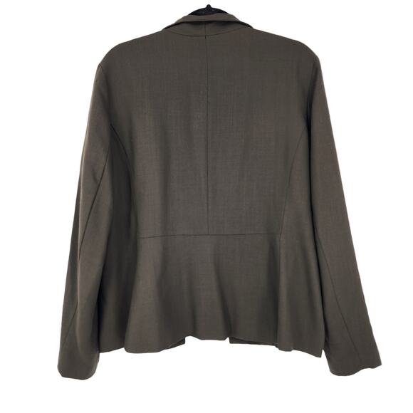 Eileen Fisher System Wool Open Front Blazer Jacket Size Large - Picture 4 of 4